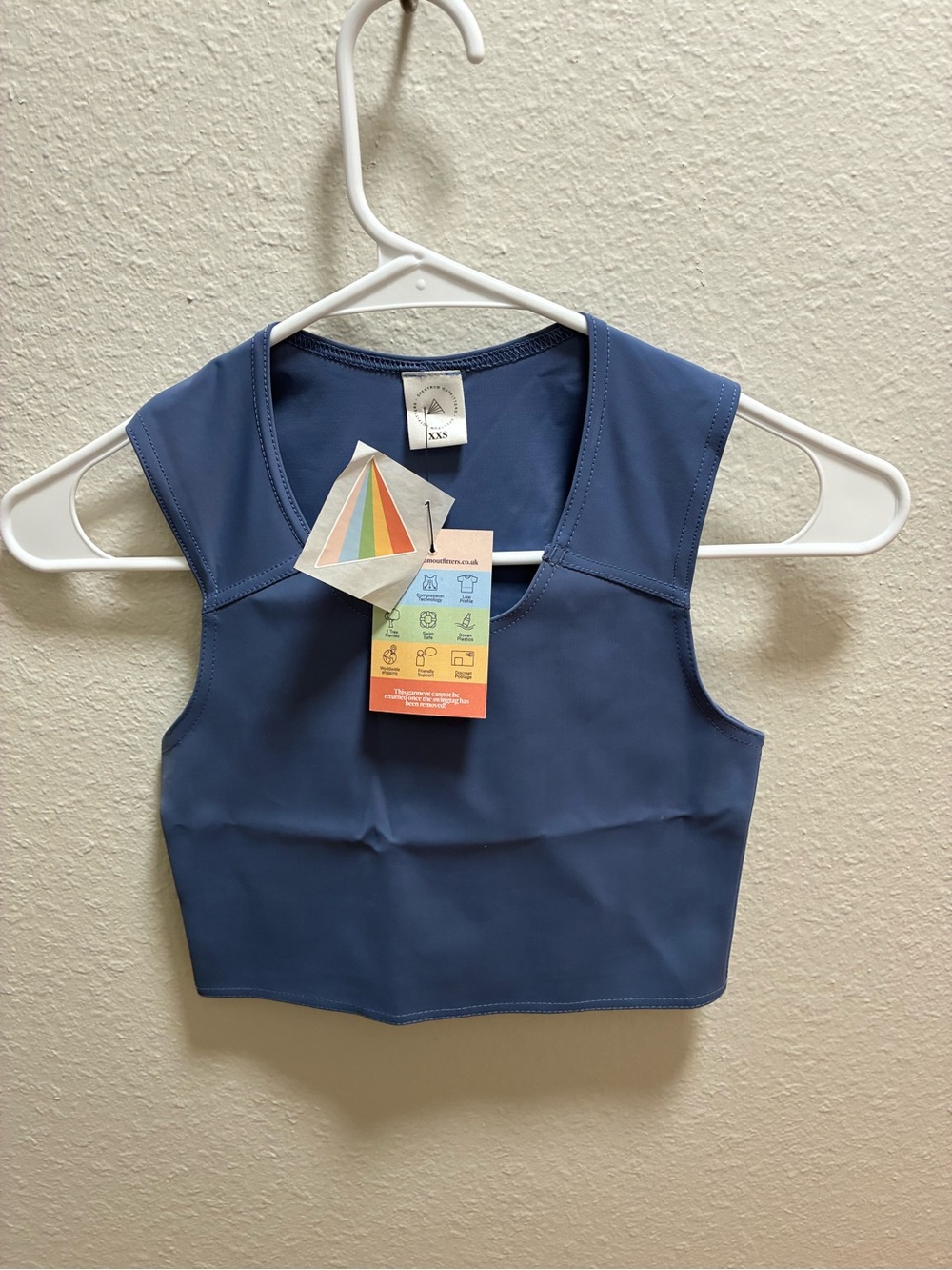 Spectrum Outfitters Chest Binder — NWT — Size XXS — Slate Blue